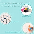 thumbnail image 4 of 5pc Finger Sponge Set For Kids' & Drawing Graffiti Finger Sponge Craft Tools Daubers Sponge Kindergarten A9E2, 4 of 8