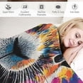 thumbnail image 3 of Orinice   Boys Beaver  Throw Blanket,Guinea Pig   Blanket Lovely Animal Sherpa Blanket for Boys Girls Children Bedroom Decor,Watercolor Tie Dye   Blanket Decorative Sofa Couch 40x50in, 3 of 6