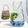 thumbnail image 3 of 0.66lb Portable Blue Flat Glass Marbles,QZS Durable Vase Filler Glass Pebbles Floral Beads for Table,Aquarium,DIY Craft Decoration, 3 of 7
