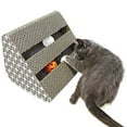Kitty City Cat Scratcher, Cat Toy with Inside BellBalls, SmallTwo