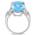 thumbnail image 4 of Everly Women's Topaz Sterling Silver Ring, 4 of 8