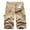 Khaki, variant on cllios Mens Cargo Shorts Big and Tall Multi Pockets Shorts Work Work Shorts Classic Workwear Cargo Shorts