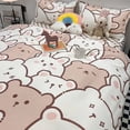 thumbnail image 2 of Cientos de Kawaii Oso Conejito Ropa de Cama Set, 2 of 10