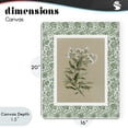 thumbnail image 4 of Stupell Industries French Country Green Botanical Pattern Canvas Art, 16 x 20, by Carol Robinson, 4 of 8