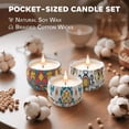 thumbnail image 2 of VOLIVO 6 Pack Scented Candles, 100 Hour Burn Time & Long Lasting, Natural Soy Candles for Relaxation, Sleep, Gift for  Mother's Day, Birthday, 2 of 7