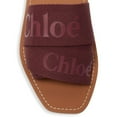 thumbnail image 5 of Chloe Womens Woody Logo Slip On Slide Sandals, 5 of 5