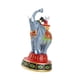 thumbnail image 2 of Estatua de elefante, escultura animal, coleccionable, arte moderno, artesanía, adorno de escritorio Llevando un mouse, 2 of 9