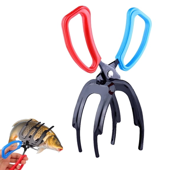 2026 New Fishing Pliers Gripper, 2/3 Claw Anti-Slip Fish Grabber Tool - Multifunctional Metal Catch Clamp