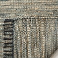 thumbnail image 5 of SAFAVIEH Vintage Leather Zharko Solid Braided Fringe Runner Rug, Grey, 2'3" x 6', 5 of 8