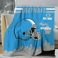 thumbnail image 2 of Football Throw Blanket Gifts for Men Women Flannel City Blanket for Home Office Car, 2 of 6