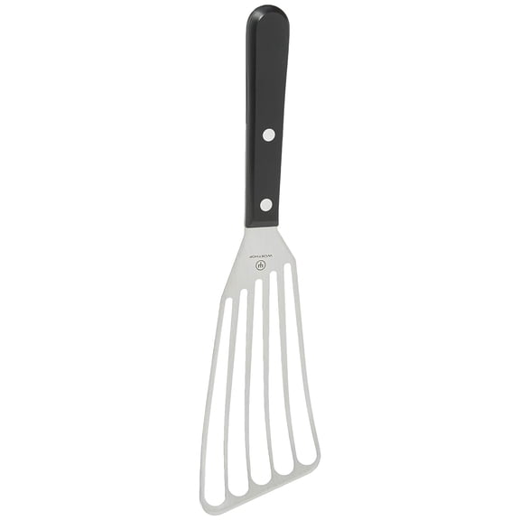Drevy Gourmet 6.5" Offset Slotted Spatula,Silver/Black