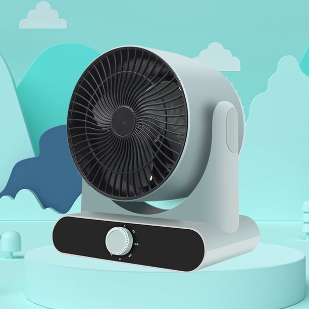 Calentador doméstico de 1500 W Calefacción y refrigeración de doble uso Escritorio de oficina Ahorro de energía Calentador de escritorio Calentador de escritorio Calor rápido,Blue