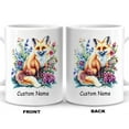 thumbnail image 6 of Personalized Cute Fennec Fox Coffee Mug 11oz 15oz - Custom Name Ceramic Cup - Best Gift for Fennec Fox Lovers, Parents, Girlfriend, Siblings, Kids, Animal Enthusiasts, 6 of 6