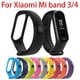 thumbnail image 3 of Colors Strap For Xiaomi Mi Band 3 4 Silicone Wristband Bracelet Replacement Strap For Xiaomi, 3 of 5
