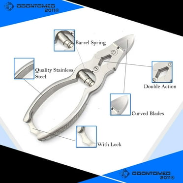 Double Action Podiatry Instrument HOT SALE Mycotic Cantilever Ingrown Toe Nail Nipper Double Action Foot Care Medical Instrument