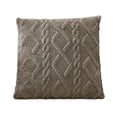 thumbnail image 1 of Dvruxg Plush Geometric Patterned Cushion Brown Polyester 45x45cm Enhances Back Support and Living Room Style Extended Length for Ultimate Relaxation, 1 of 5