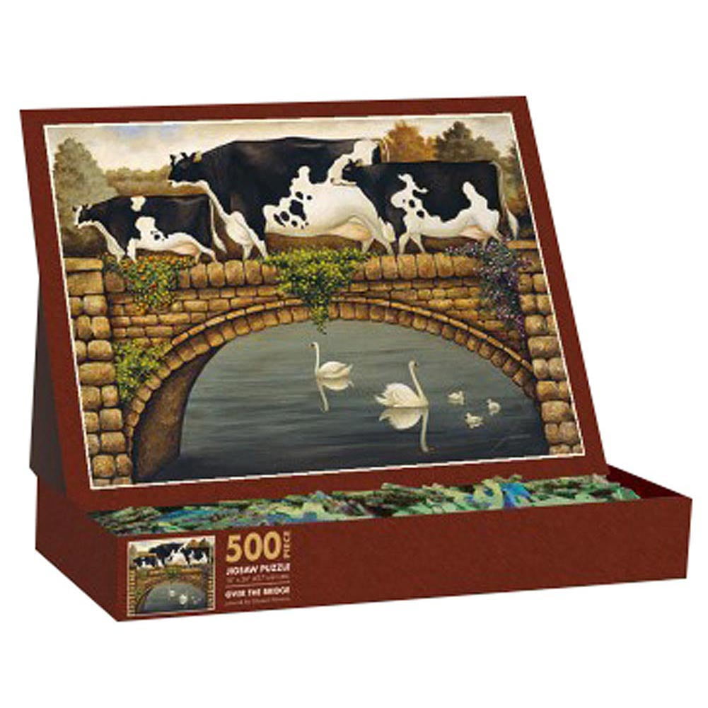 LANG Over The Bridge by Lowell Herrero Puzzle 500-Piece 