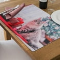 thumbnail image 3 of Christmas Plastic Placemat Meowy Catmas - Set of 12, 3 of 4