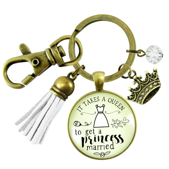 Wedding Planner Gutsy Goodness Bronze Keychain Takes Queen Bridesmaid Mother Of Bride Gift Jewelry Tassel