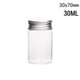 thumbnail image 4 of Estbridge Vials Small Glass Bottles Mini Jars With Aluminum Screw Lids New, 4 of 9