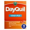 Vicks DayQuil Cold and Flu Medicine, Non-Drowsy Daytime Relief, 48 Liquicaps