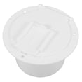 thumbnail image 2 of Miangastore Rv Cable Pass Through White Electric Rv Cable Hatch Plastic 1 Set 4.5X4.5X2.8In, 2 of 8