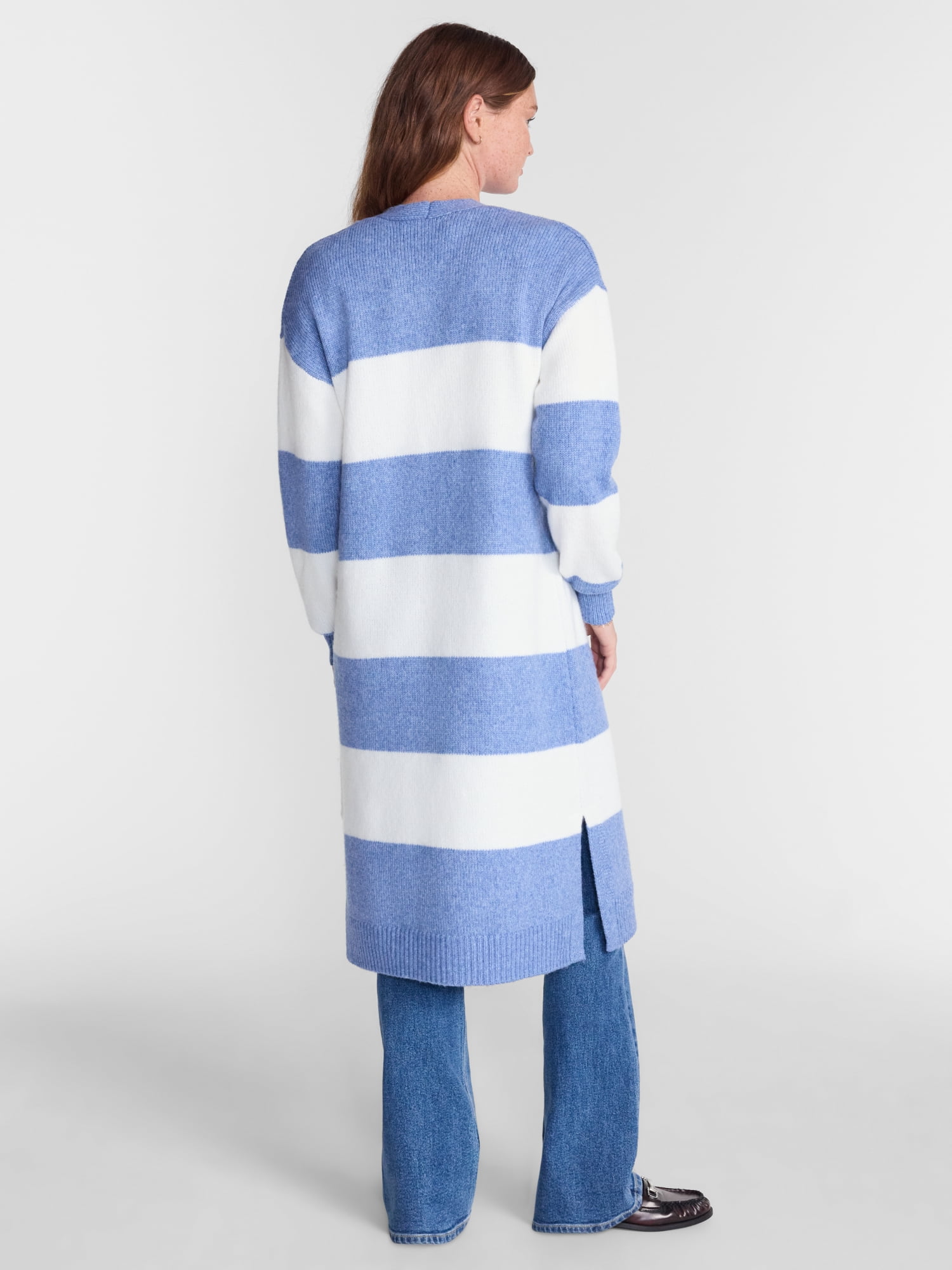 No Boundaries Open Front Duster Cardigan, Midweight, Women's and Women’s Plus XXS-4X