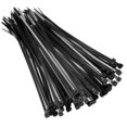 thumbnail image 1 of NEW 1000 Pcs 4" BLACK WIRE CABLE ZIP NYLON TIE WRAPS, 1 of 8