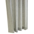 thumbnail image 4 of Loft Living Jayce Light Filtering Dual Header Indoor Curtain 52 x 63 in Silver, 4 of 7