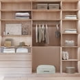 thumbnail image 5 of Unique Bargains Foldable Clothes Storage Bags with Handles Grey 30*16*8.5in, 5 of 7