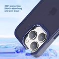 thumbnail image 4 of iPhone 12 Case, iPhone 12 Pro Case, Shockproof Smooth Grip Slim Phone Case for Apple iPhone 12 / 12 Pro, Navy, 4 of 7