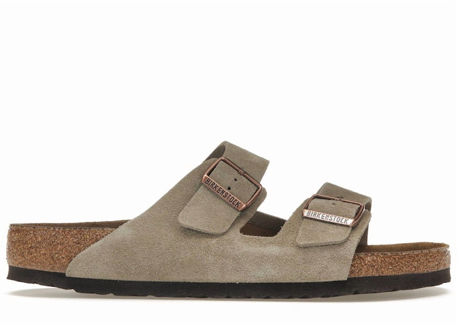 Birkenstock Women's Arizona Leather Sandal, 43, Brown - Walmart.com