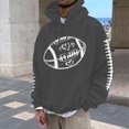 thumbnail image 1 of WILLBEST Sudaderas En Pareja Sudadera con Capucha para Hombre, con Estampado De Fútbol, Informal, Holgada, Cómoda, De Manga Larga, Suave para Otoño e Invierno, para Uso Diario XGrande, 1 of 3