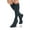 Navy, variant on Jobst Opaque 15-20 Closed Toe Knee High Compression Stockings Natural Large Petite