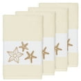 thumbnail image 2 of Authentic Hotel and Spa  Cream Turkish Cotton Starfish Embroidered Hand Towels (Set of 4), 2 of 3