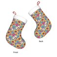 thumbnail image 3 of Yiaed colorful Skull sunflower Print Christmas Stockings, Christmas Stockings Hanging Ornaments, Christmas Stockings for Family Christmas Holiday Decorations, 3 of 7