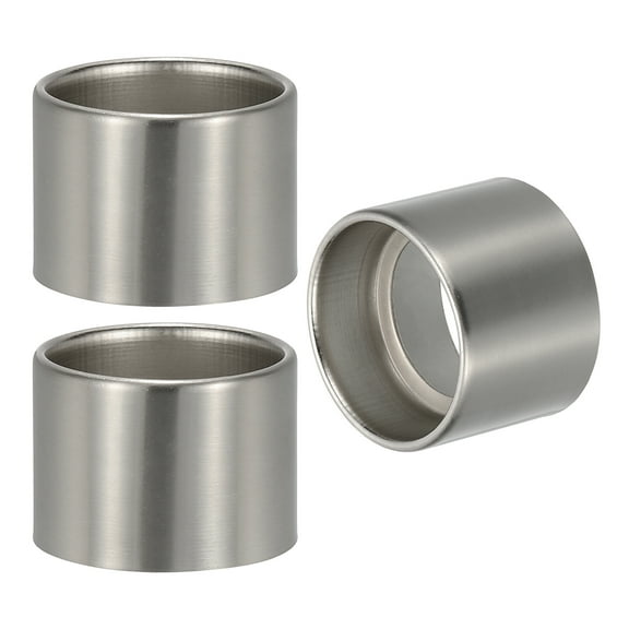 Uxcell Light Socket Shade Ring, 40 mm Metal Hanging Lamp Holder Parts, Nickel 3Pcs