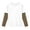 KB208 White, variant on Likimi Kids Toddler Girls Boys Tops Mardi Gras Striped Print Long Sleeve Crew Neck Casual Soft T Shirt Black Size 2-3 Years