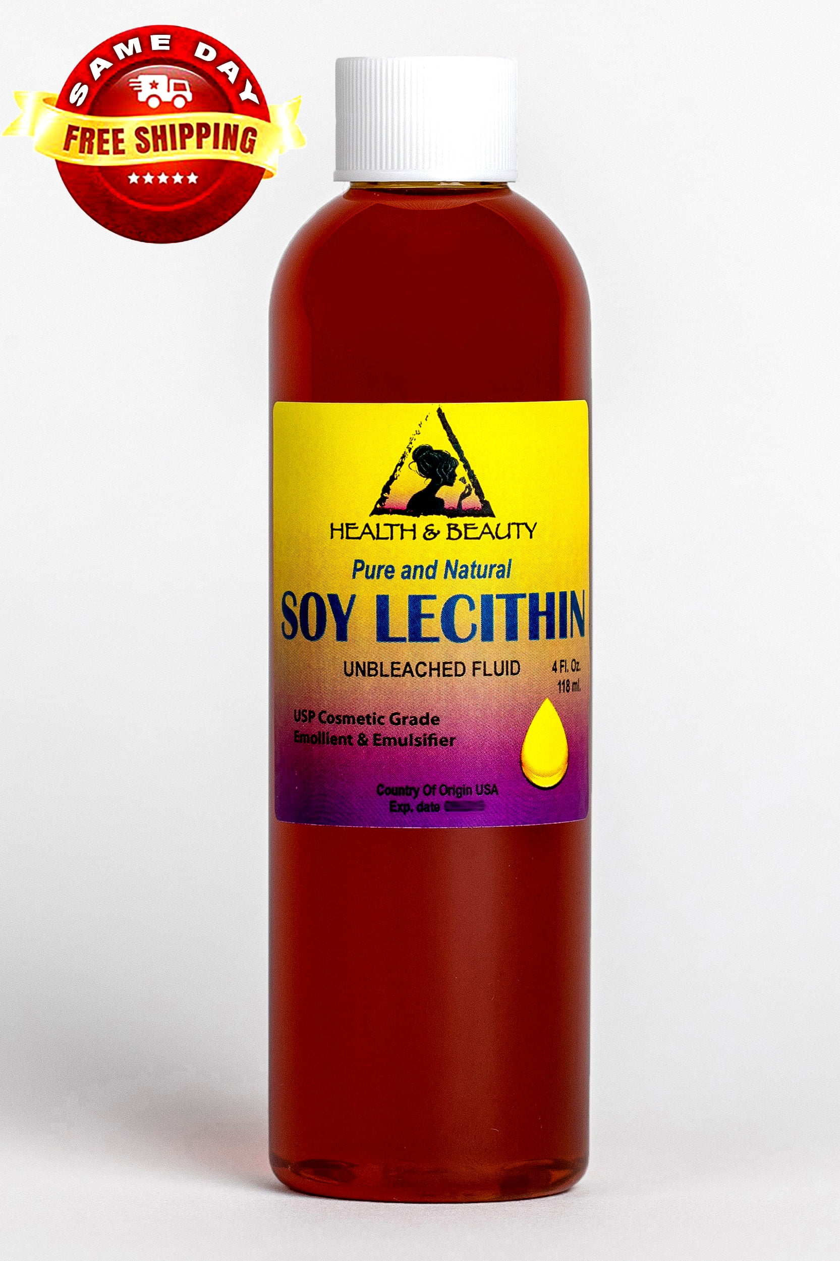 LECITHIN SOY UNBLEACHED FLUID LIQUID EMULSIFIER STABILIZER EMOLLIENT