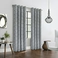thumbnail image 2 of Loft Living Parrie Blackout Grommet Indoor Curtain 52 x 63 in Silver, 2 of 6