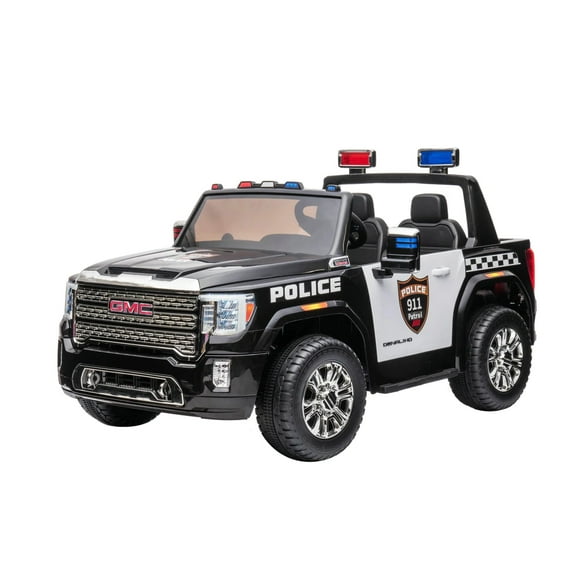Camion de Police pour Enfants 24V GMC Sierra Denali à 2 Places