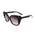 thumbnail image 2 of Women Cat Eye Oversized Fashion Black Sunglasses, 2 of 2