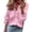 Pink, variant on XPMWRP Women's Ruffled Tops Dressy Boho V Neck Blouses Lightweight Flowy Casual Pleated Tops Trendy Cute Shirts Navy L