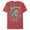 Red Heather, variant on Men's Superman Hero Smash Barriers Graphic Tee Red Heather Large