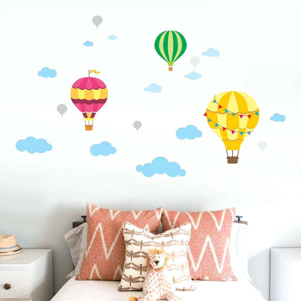 hot air balloon wall decor