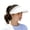 White, variant on Solid Color Wide Brim Sun Visor Hat, Adjustable UV Protection Foldable Cap for Women Men, Lightweight Full Face Shade Hat for Commute Beach Hiking Summer Use