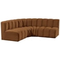 thumbnail image 5 of Meridian Furniture Arc Saddle Velvet Modular Sectional, 5 of 9