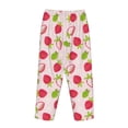 thumbnail image 5 of Qekee Hand Drawn Strawberry print Women Pajama Pants, 5 of 9