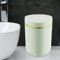 thumbnail image 4 of WUXIAB Mini Desktop Trash Can,Lid-Equipped Compact Wastebasket,Space-Saving Table Counter Trash Can,Kitchen Bathroom Dorm Trash Can,Odor-Controlling Tiny Wastebasket,Small Desktop Garbage Bin, 4 of 9
