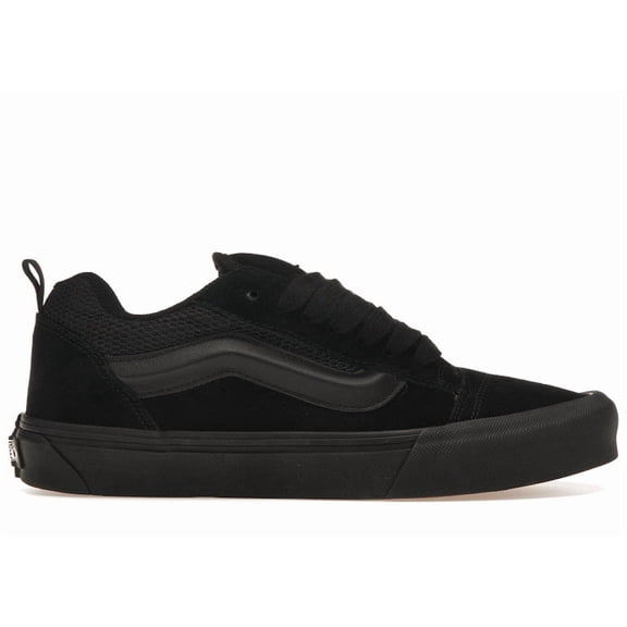 Vans Men's Knu Skool Triple Black Skateboarding Shoes, from StockX
